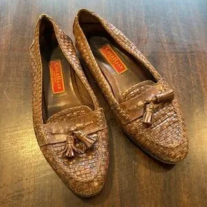 Vintage Cole Haan Basketweave Loafers Women main image 4